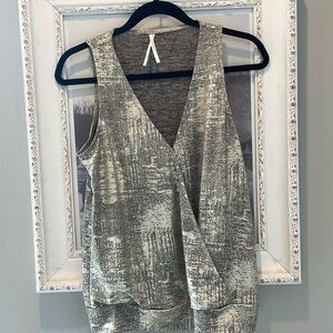 Anthropologie metallic tank
